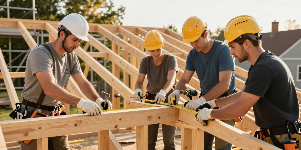 comment construire un toit en bois
