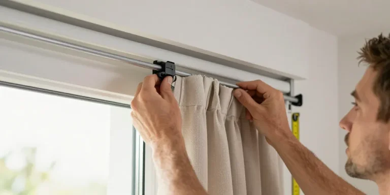 comment mettre rideau avec coffre volet roulant